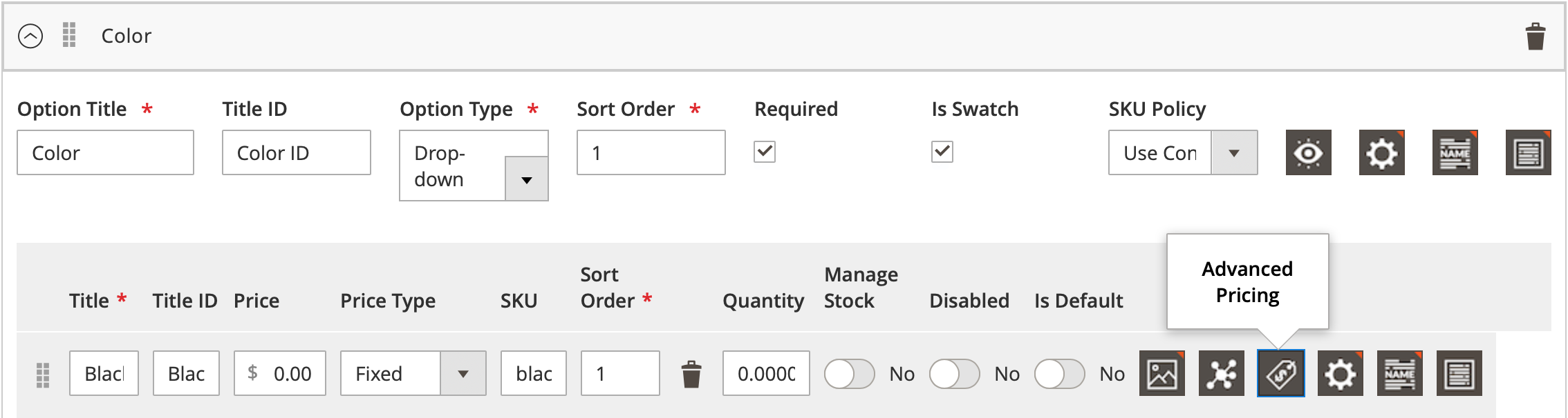 Advanced Pricing APO