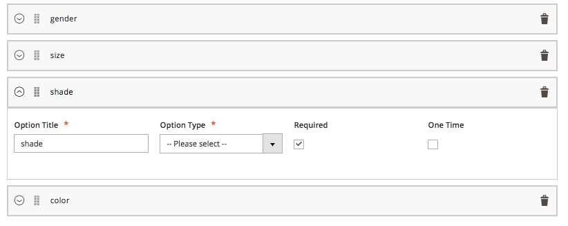 Mageworx Option Template Customizable Options