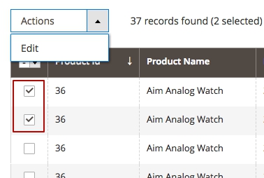 Mageworx Option Inventory Report