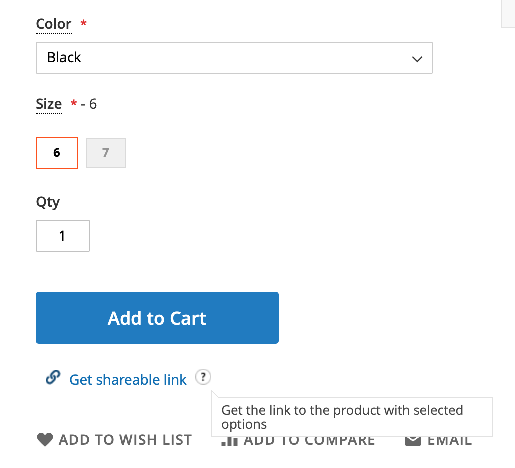 Mageworx Option by URLs