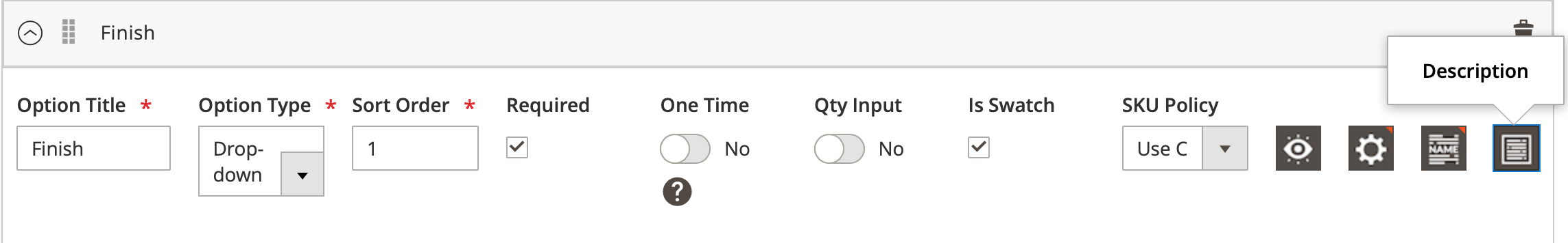 Mageworx Option Description