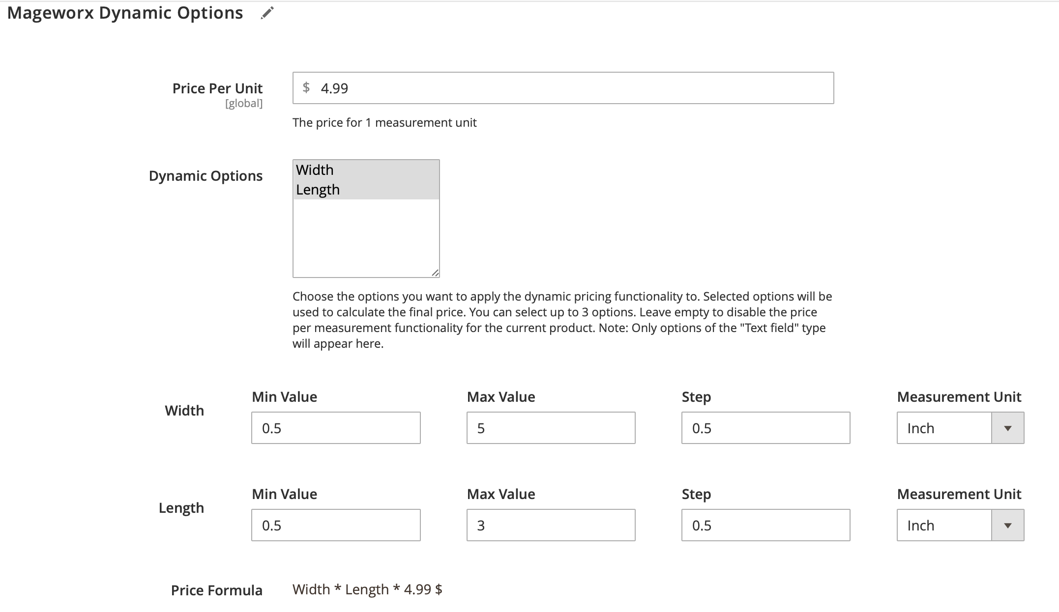 Mageworx Dynamic Options