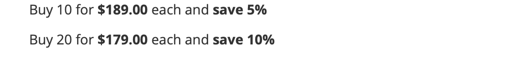 Mageworx Option Tier Prices