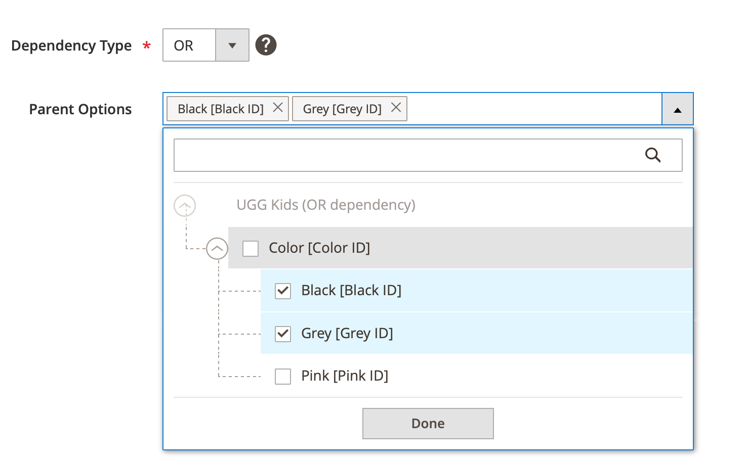 Mageworx Option Template Title Identifier