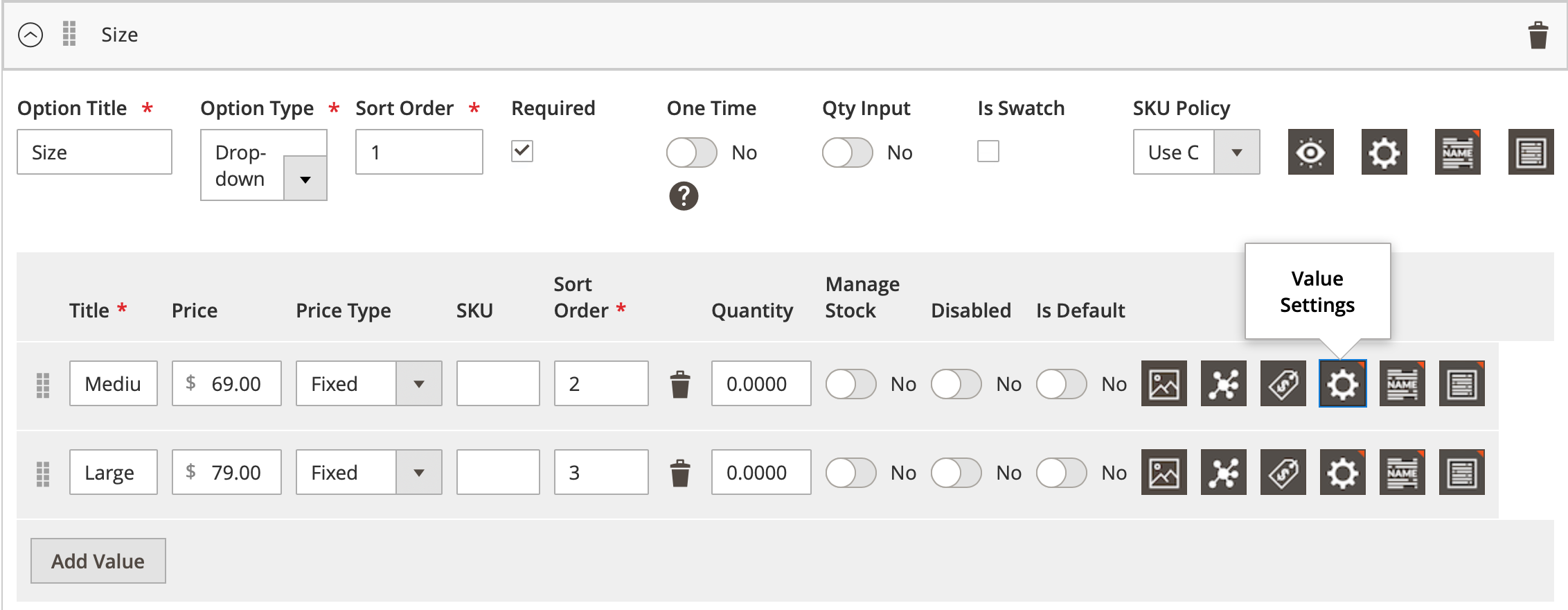 Mageworx Option Weight & Cost