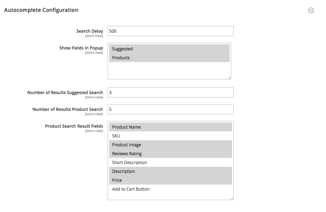 Search Autocomplete
