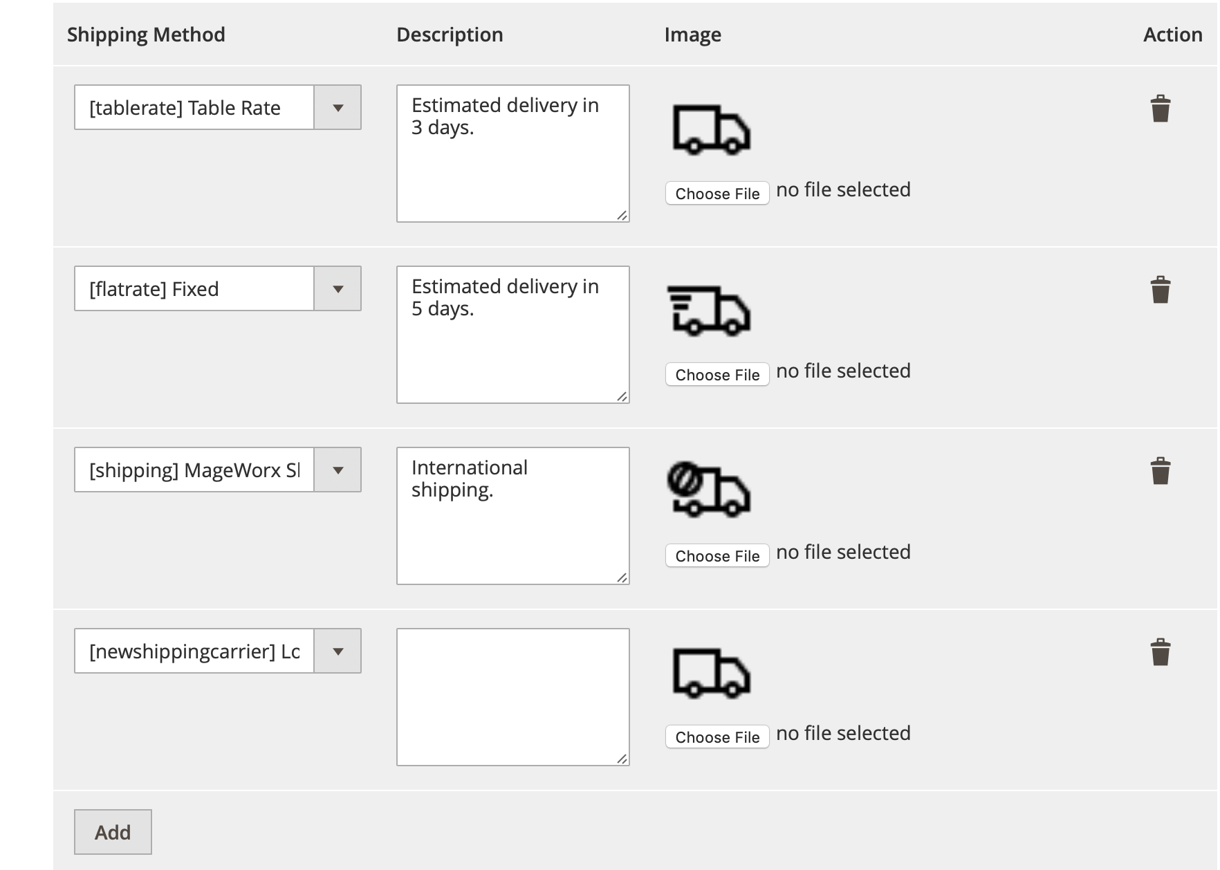 Shipping calculator