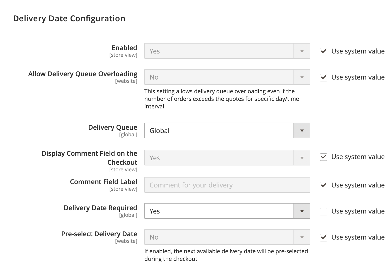 Delivery Date