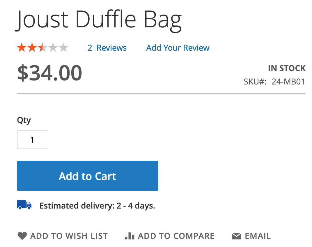Delivery Date
