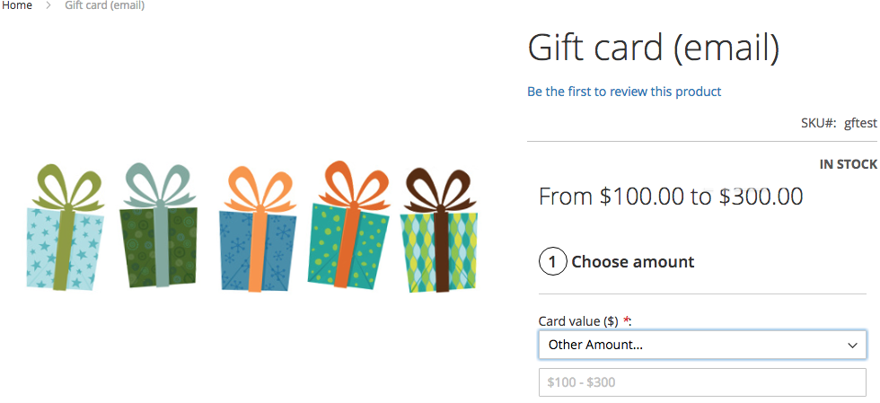 Mageworx Gift Card Types
