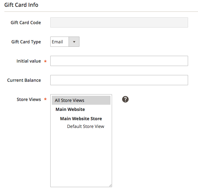 Mageworx Gift Card Info