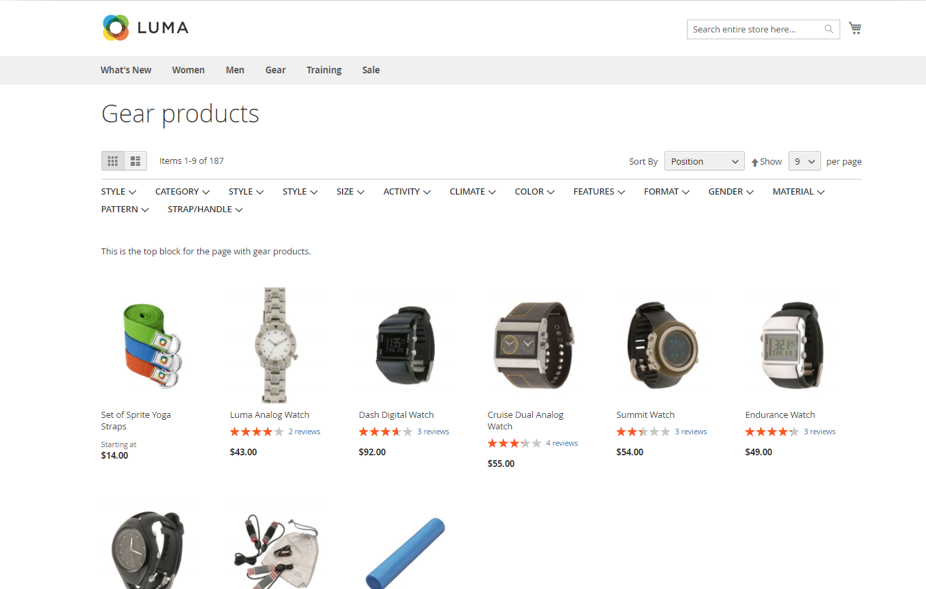 landing pages