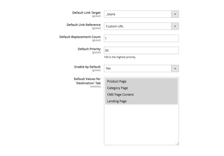 landing pages