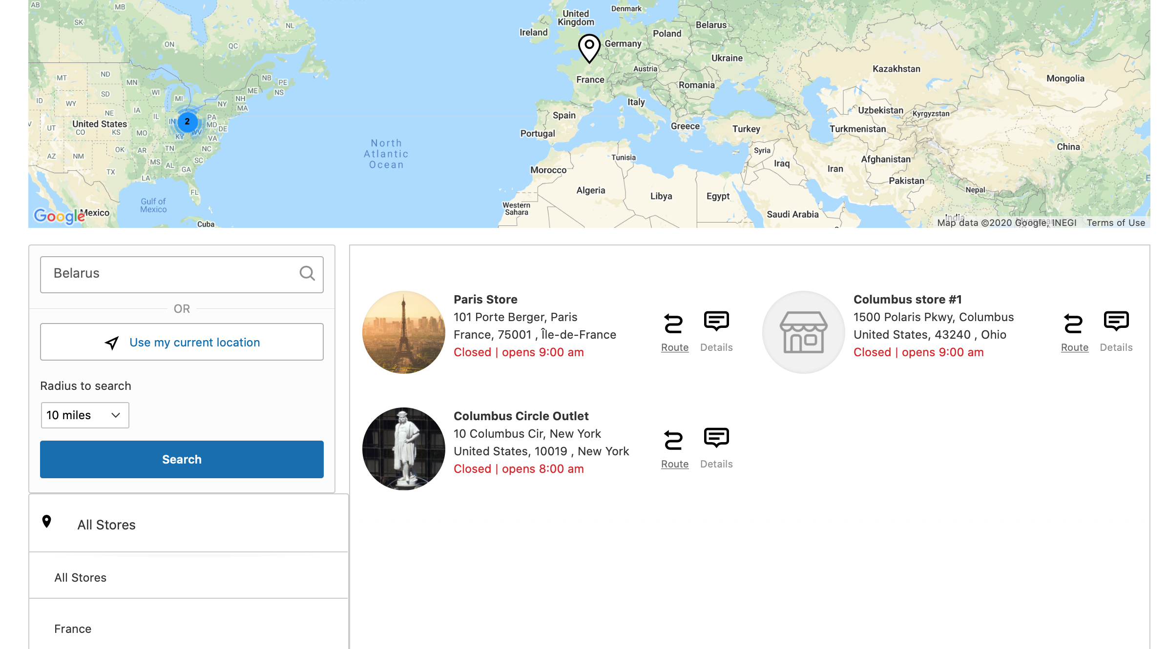 Magento 2 Store Locator