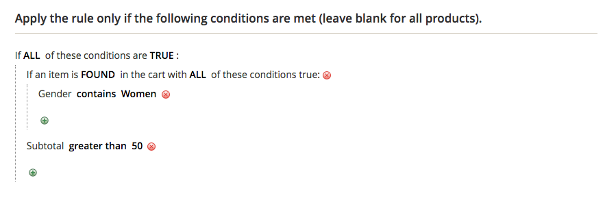 Multi Fees Manage Conditions