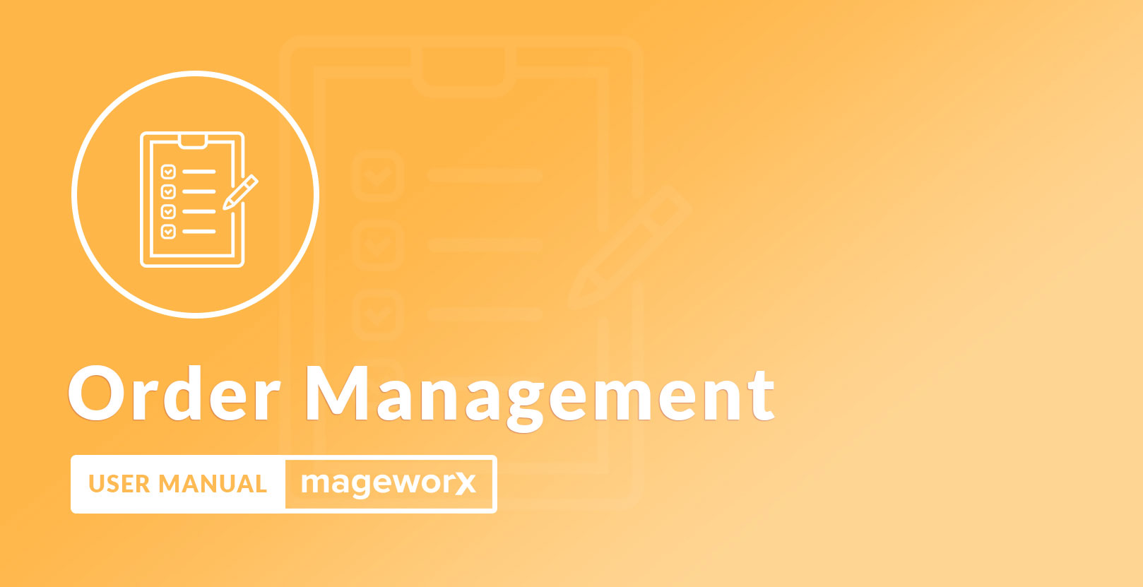 order Management Cover