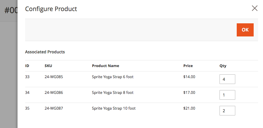 Magento 2 Order Management Order Modification Items