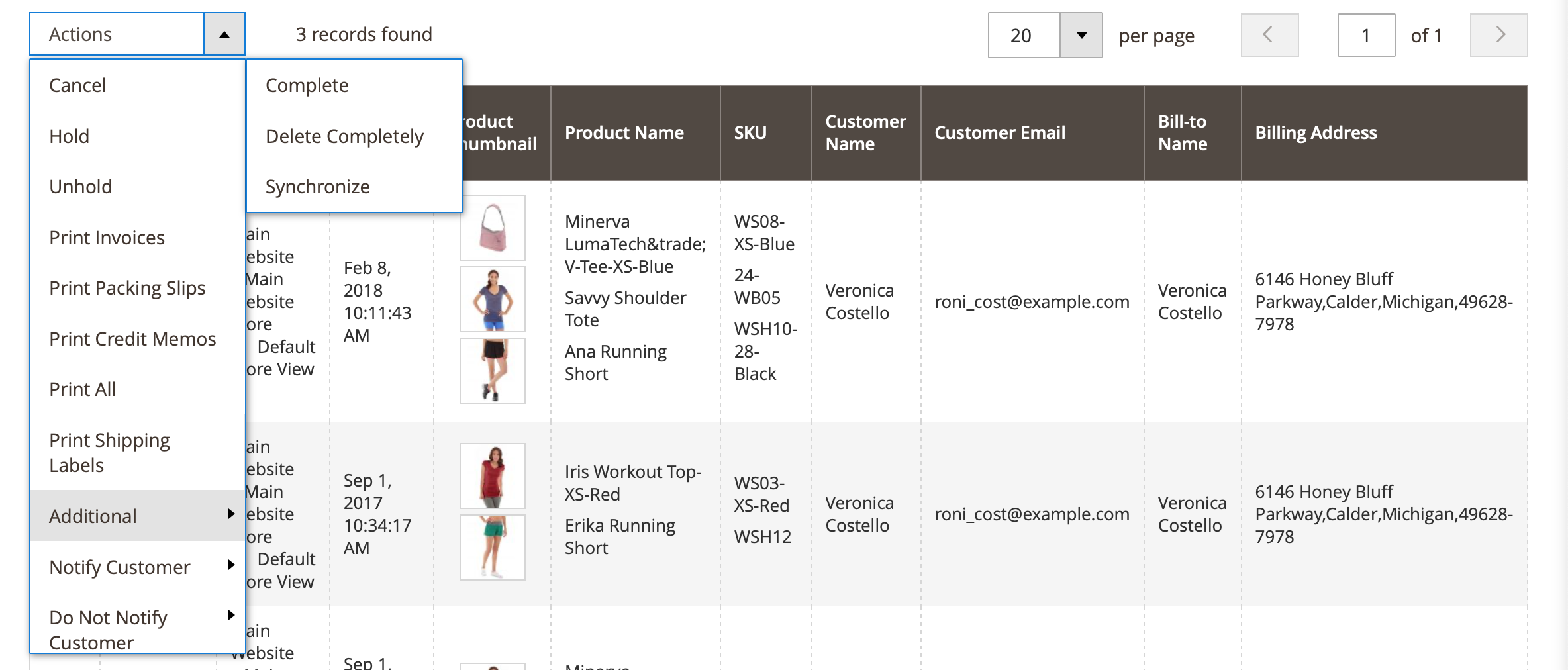 Magento 2 Order Management Sales-Orders Grid
