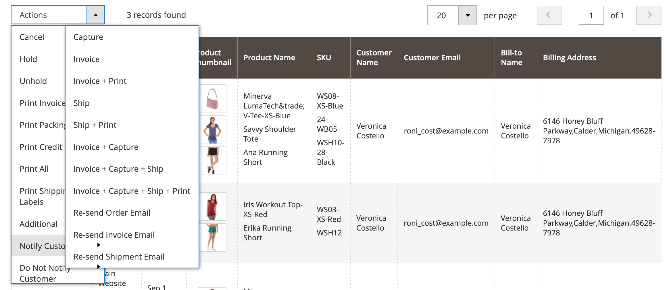 Magento 2 Order Management Sales-Orders Grid