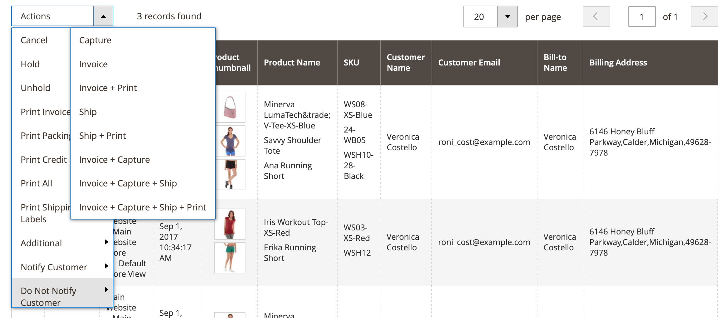 Magento 2 Order Management Sales-Orders Grid