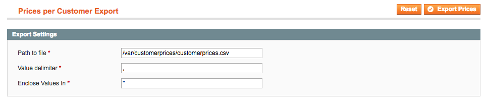 Prices per Customer
