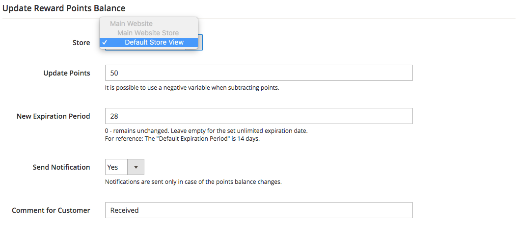 reward points mageworx