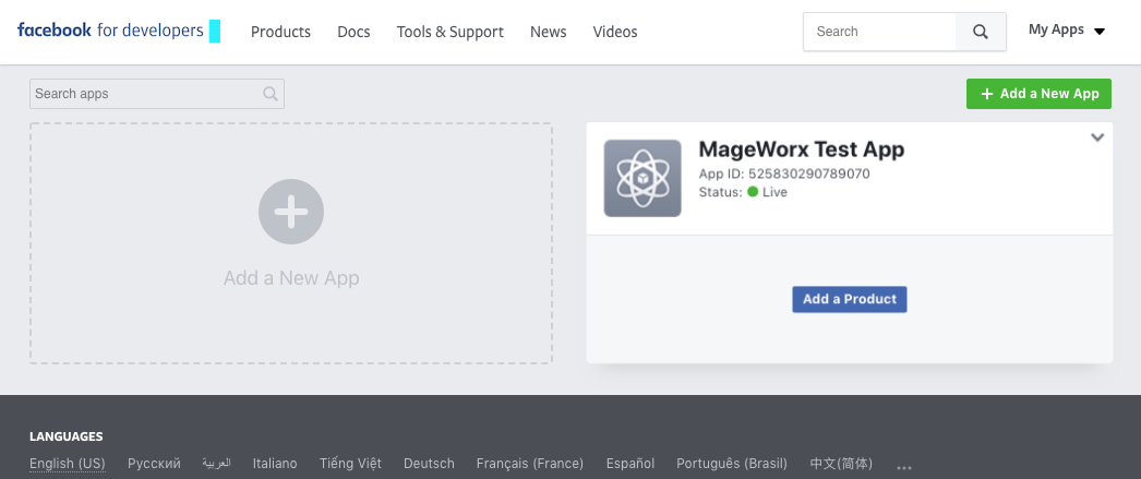 Facebook App ID