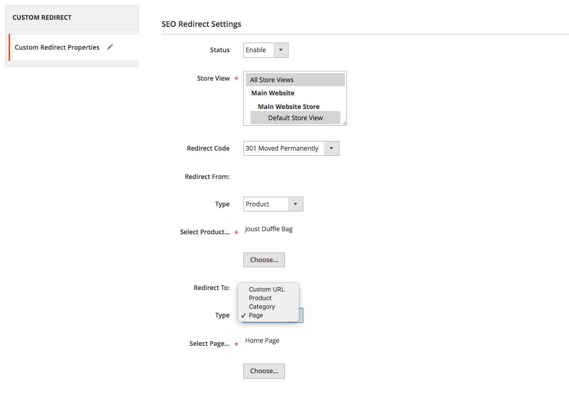 SEO Category Filters