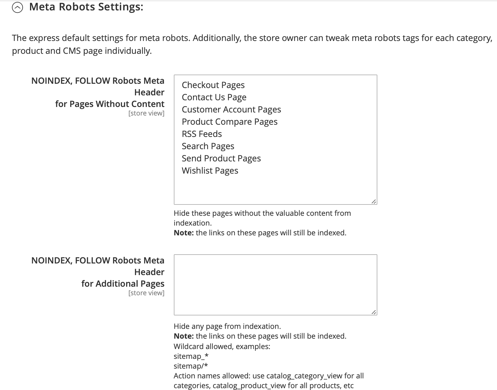 SEO Base Configuration