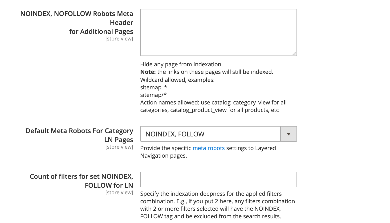 SEO Base Configuration