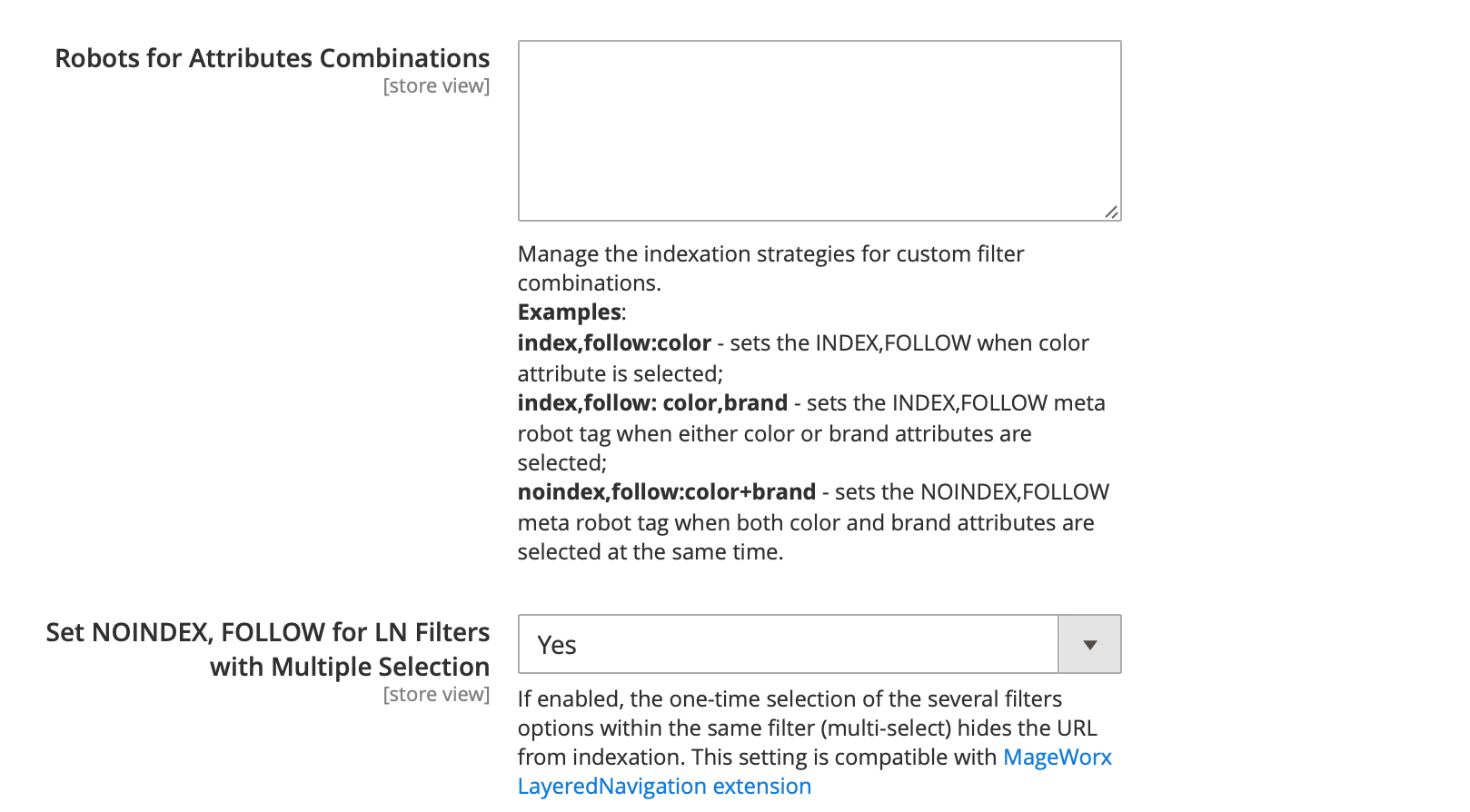 SEO Base Configuration