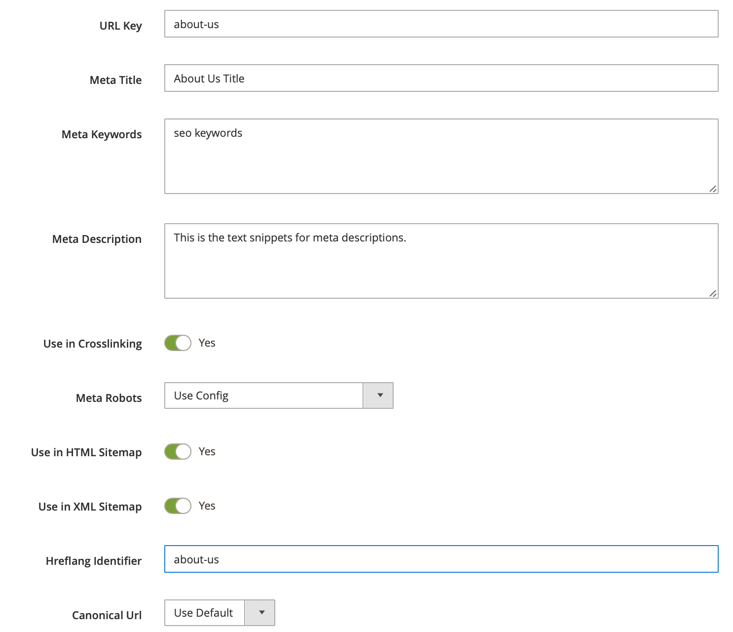 SEO Sitemap Pages