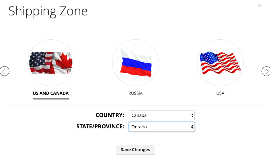 Mageworx Shipping Popup Zones