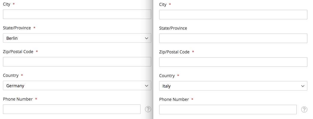 Mageworx Shipping Country Regions
