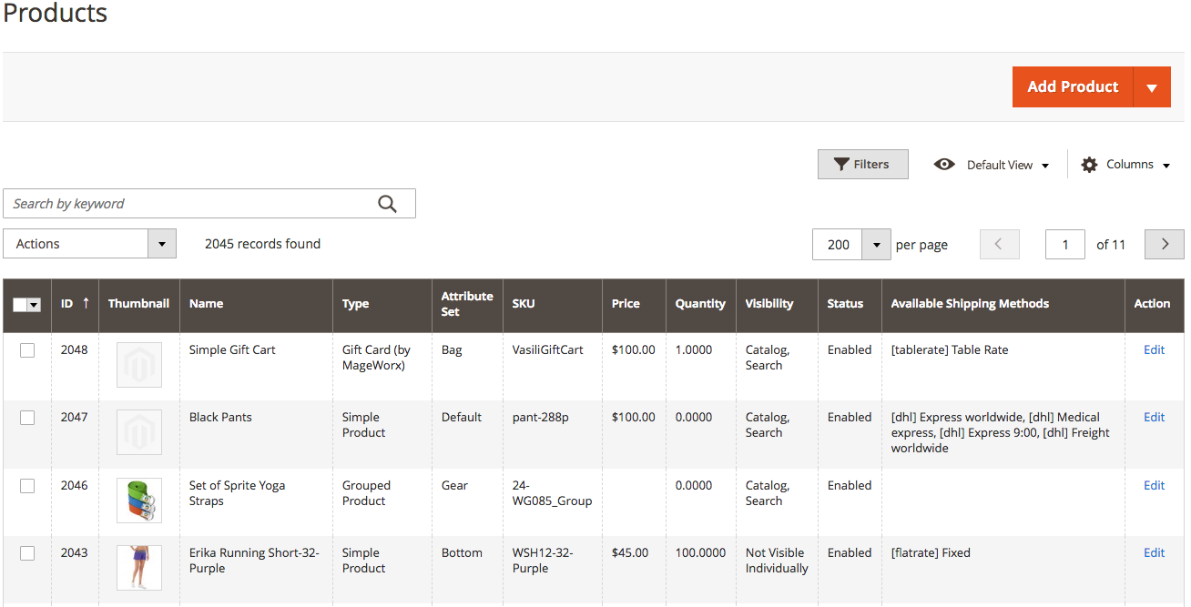 Mageworx Shipping Configuration