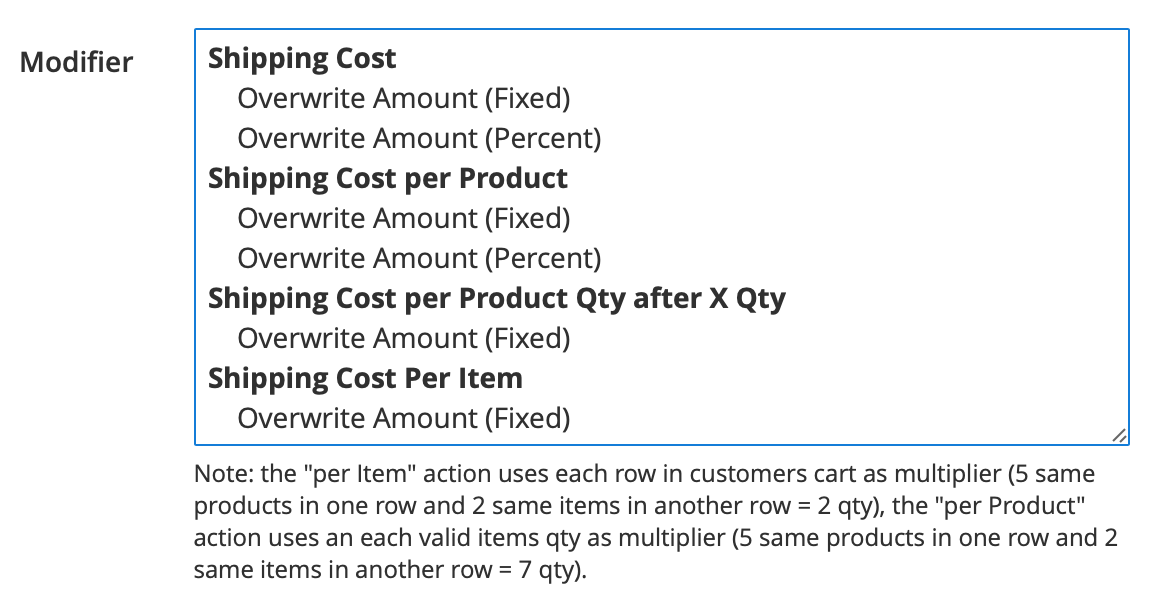 Mageworx Shipping Rules Modify Method