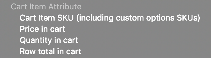 Mageworx Shipping Rules Conditions