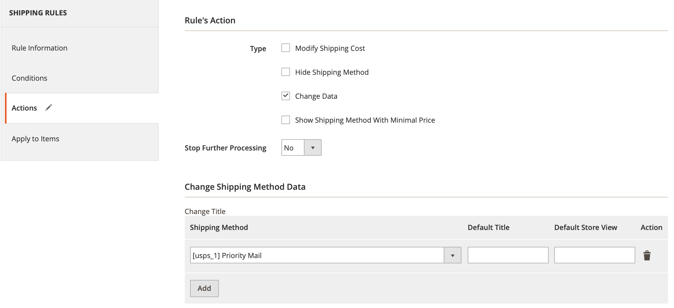 Mageworx Shipping Rules Hide Method