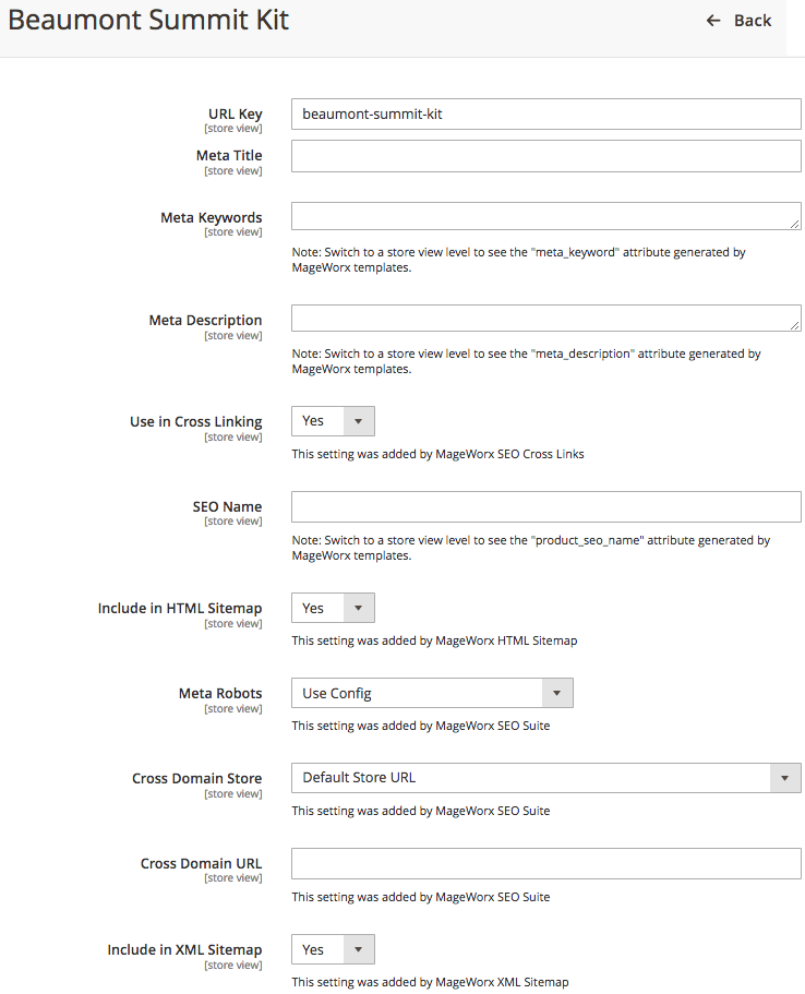 SEO Sitemap Category